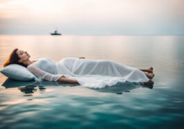 Dreaming of floating on the water and its meaning